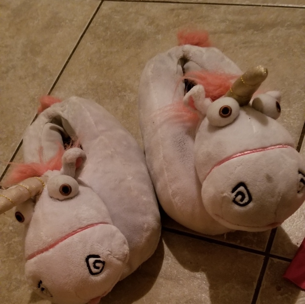 Unicorn slippers